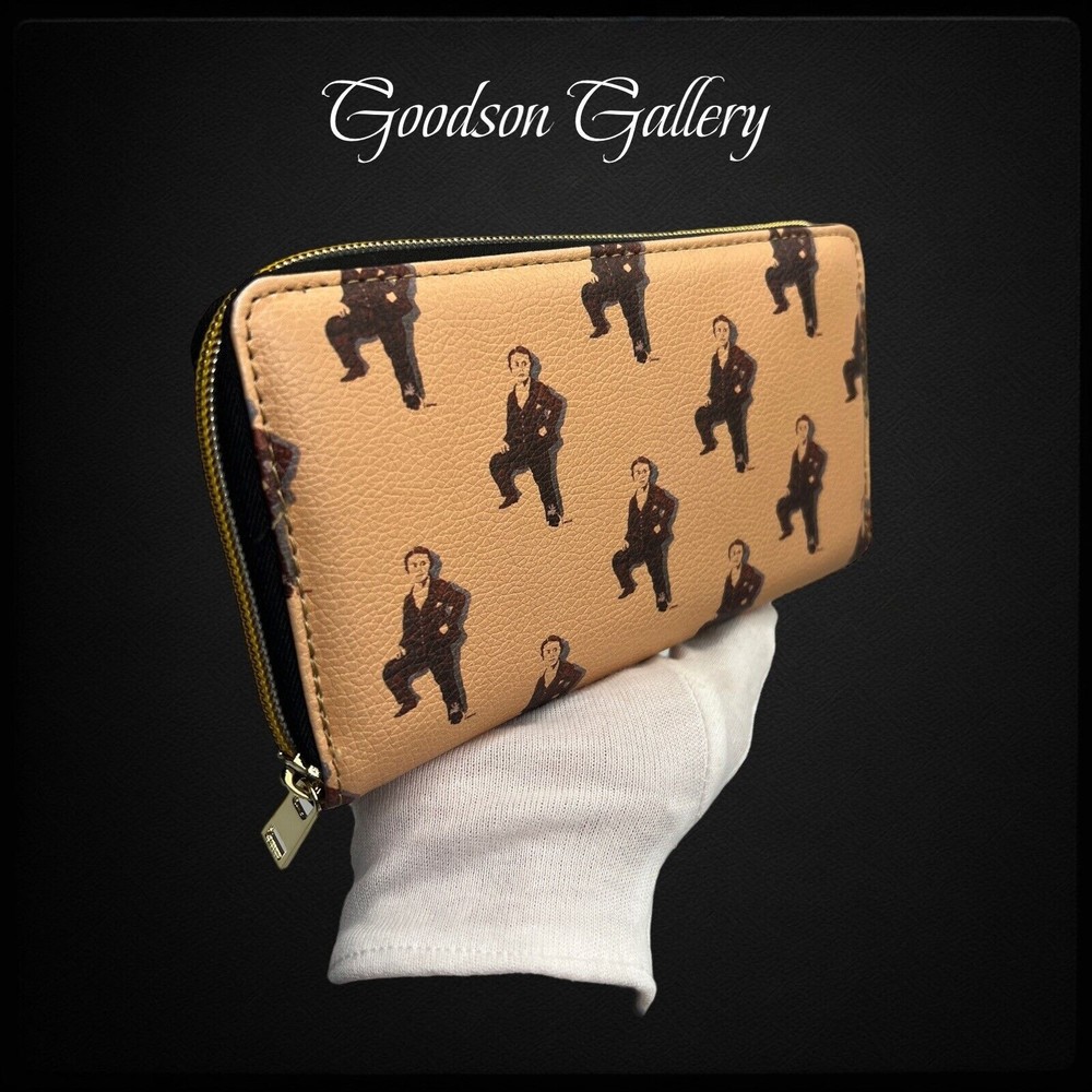 Faux Leather Zipper Purse Wallet Goodson Gallery Designed by Mike Anthony